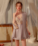 セクシー ルームウェア パッド付き エロかわいい パジャマ レース 谷間魅せ XH8-GR2682