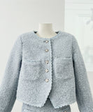 【上下セット】ミニドレス セレブ風 高級感 秋冬 エレガント 着痩せ 気質 韓国っぽ XH2-MYK0518