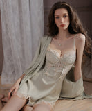 【2点セット】3色セクシー ルームウェア パット付き パジャマ レース セクシー XH8-GR4240