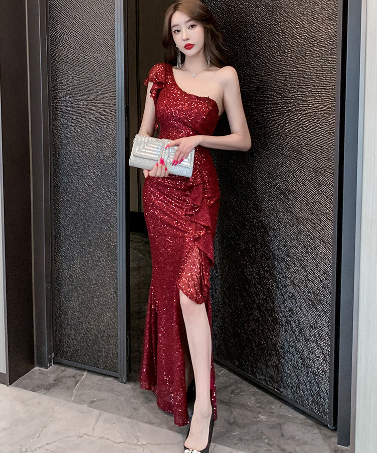 ELISABETTA FRANCHI ストラップレスロングドレス 000000013241_1_pQAnMlk.jpg