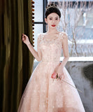 手作り バースデーロングドレス 宴会 パーティー 演奏会 ベアトップ フラワー キラキラ XH2-MBYD-ltao776018509615