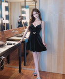 【2色】ミニドレス Aライン キャバドレス セクシー 谷間見せ セクシー 大人可愛い XH2-DD7545