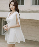 ミニドレス キャバドレス エレガント おしゃれ 韓国っぽ Vネック 小顔効果 セクシー XH2-ZED888226BM131