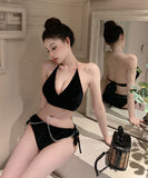 ビキニ セクシー 水着 モノキニ チェーン 三角ビキニ XH7-DP-A31103