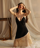 【2色】 パジャマセット セクシー ルームウェア レース 肌見せ XH8-FY418