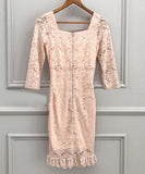 ミニドレス レース キャバドレス エレガント 谷間見せ おしゃれ XH2-ZED883930A71