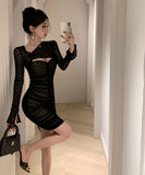 ミニドレス キャバドレス チュール 水玉柄 非対称 セクシー パーティー 宴会 XH2-ZED888564DXH238A