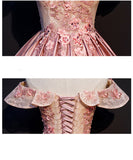 手作り バースデーロングドレス 宴会 パーティー 演奏会 刺繍 高級感 エレガント XH2-SMHS082109