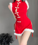 （ドレスのみ）サンタコスプレ 中華風 かわいい セクシーXH2-MMKQ330