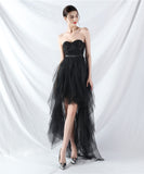 【5色】ロングドレス チュール ナイトドレス party キラキラ 宴会 演奏会 ベアトップ セクシー お姫様 XH2-YEY31882#