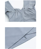 【4色】ミニドレス キャバドレス セクシー 非対称 フリル hot girl 谷間見せ キャバクラ XH2-YM8807