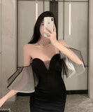 キャバドレス ベアトップ セクシー キャバクラ ナイトクラブ 宴会 XH2-ZED885107DXH418