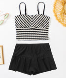 ビキニ 水着 チック柄 体型カバー 大人可愛い ワンピース モノキニ ビーチ 海 旅行 SNS話題 XH7-PB5502