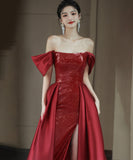 【手作り】キラキラ パーティー 宴会Ⅴネック 谷間魅せ 華奢感 演奏会 誕生日 マーメイドドレス XH2-YFTK7/22