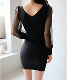 キャバドレス セクシー ミニドレス スクエアネック エレガント 気質 XH2-ZED887912A71