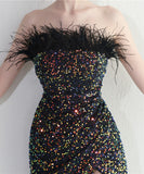 【7色】ロングドレス キラキラ パーティードレス オフショルダー お姫様 誕生日 演奏会 宴会 XH2-YEY19768#