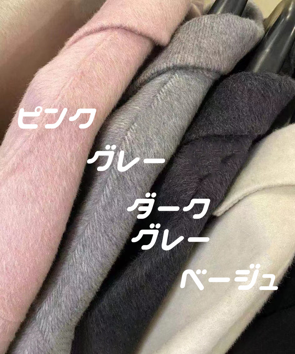 【4色】カシミヤ コート チェスターコート 高品質 オーバーサイズ ウール XH2-ZDM2318