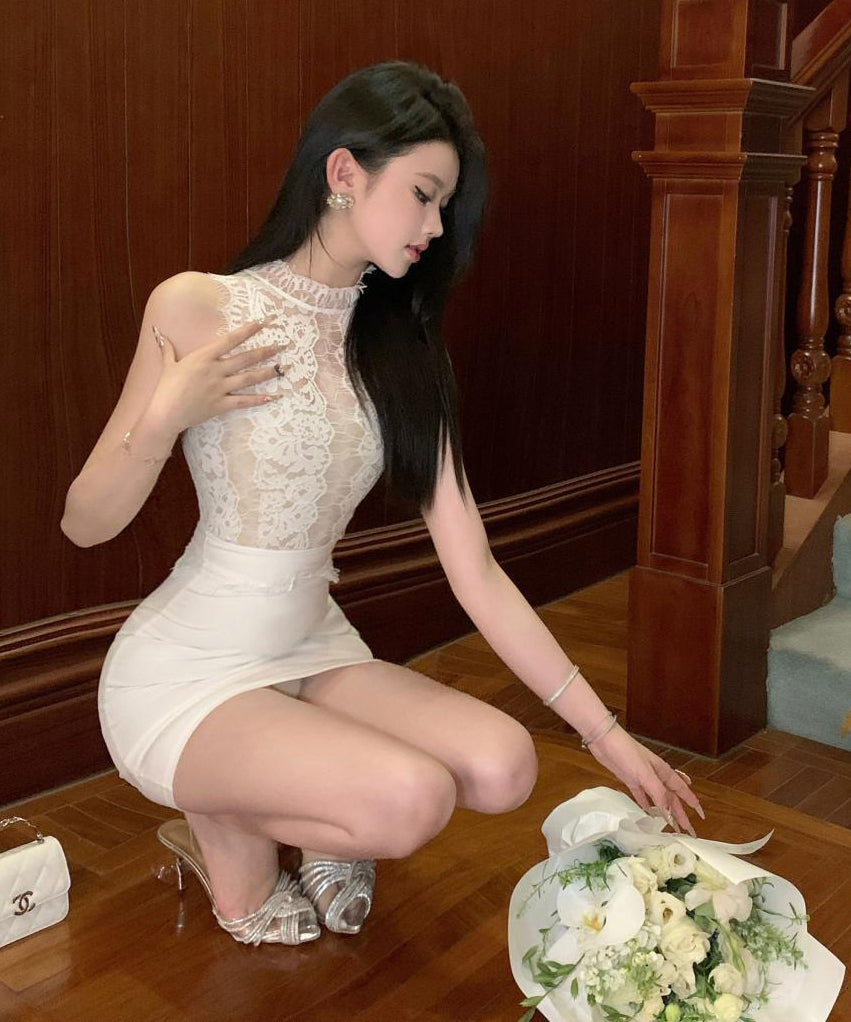 ミニドレス キャバドレス セクシー レース かわいい 気質 小顔 ミニドレス キャバドレス セクシー レース かわいい 気質 小顔