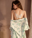 【2点セット】パジャマ セクシー ルームウェア レース 背露出 花柄 蝶 YH8-GR4250