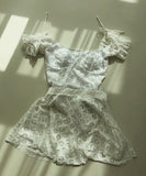 【2点セット】水着ビキニワンピースAライン体型カバー露出控え着痩せ気質フラワーカワセクシー XH7-DP-A21807