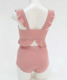 【2色】ビキニ モノキニ かわいい 水着 新作 ビーチ おしゃれ 体型カバー YH7-FH-DWE2024