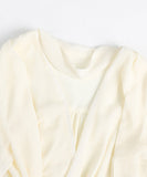 ミニドレス 秋新作 非対称 エレガント 袖付き 気質 同伴 XH2-ZED886017GDB401