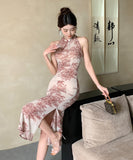 ロングドレス 花柄 セクシー 気質 エレガント レース XH2-ZED889731GT347