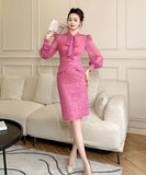 手作り 膝丈ドレス partyドレス チュール キラキラ エレガント 宴会 マーメイドドレス XH2-JY50779