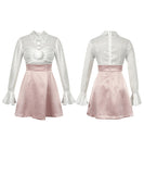 手作り ミニドレス Aライン 着瘦せ 姫様 エレガント 気質 Sweet ガーリー 高級感 XH2-JY70058