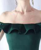 【5色】ロングドレス 高品質 ナイトドレス 宴会 オフショルダー 演奏会 XH2-YEY31528#