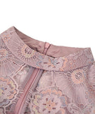 キャバドレス 膝丈ドレス セクシー 高品質 レース 手作り 結婚式 二次会 XH2-JY20377