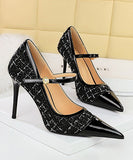 【3色】ハイヒール セクシー 通勤 ナイトクラブ キャバクラ  美足効果 YH5-BIG-3739-6