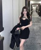 ミニドレス キャバドレス キラキラ ワンーショルダー chic パーティー セクシー 高級感 セレブ風 XH2-XKD-D355-5990-Nov21