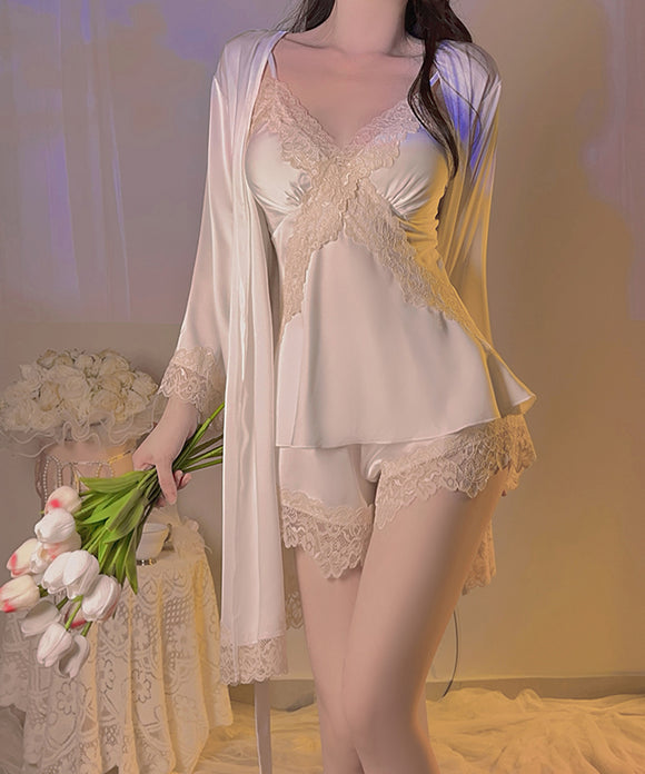 【3点セット】6色 パジャマ セクシー ルームウェア パッド付き 勝負下着 パジャマ 高級感 XH8-GR3767+3789