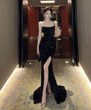 ロングドレス キラキラ バックレスワンピース キャバドレス ナイトドレス パーティー 宴会 キャバドレス セクシーXH2-CD3-260-69570780