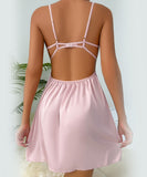 【4色】パジャマ セクシー 下着 谷間見せ ルームウェア XH8-GR9361