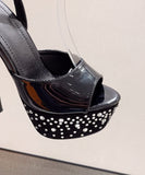 【3色】ハイヒール ピカピカ ダイヤモンド 新作 セクシー　話題 XH5-XL-MY-9966--222