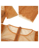 【オレンジ＆ブルー】【手作り】膝丈ドレス エレガント 気質 チュール ユニーク XH2-JY20601