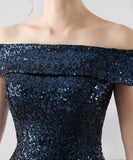 【6色】ロングドレス リボン パーティードレス オフショルダー お姫様 誕生日 演奏会 宴会 XH2-YEY1527#