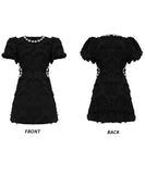 手作り ミニドレス Aライン パフ袖 セクシー ナイトクラブ 気質 高品質 YH2-JY20660