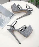 ハイヒール 美足効果 リボン セクシー 宴会 エレガント 気質 大人可愛い XH5-XL-MY-9966-216