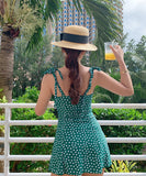 【6色】水着 ビキニ かわいい 花柄 ワンピース 体型カバー XH7-GM-adn99