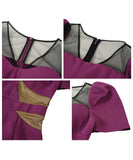 【purple&black】【手作り】ロングドレス エレガント 気質 チュール ユニーク XH2-JY10542