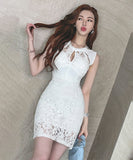 ミニドレス キャバドレス レース セクシー ナイトクラブ きゃばきゃば 同伴 XH2-ZED885819A71