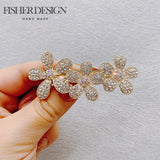 ヘアピン 花柄 ピカピカ 髪留め 韓国 ファッション かわいい 超お得 MY9040