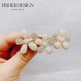 ヘアピン 花柄 ピカピカ 髪留め 韓国 ファッション かわいい 超お得 MY9040