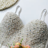 パーネルスタイル  谷間魅せ キラキラ  着痩せ大人かわいいインナー タンクトップ  MY2126