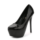 2色 高級 ピカピカ ハイヒール パンプス 披露宴 結婚式 パーティー MY5011