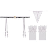 【セット】ガーターベルトセット ストッキング セットアップ ベビードール MY8-ZR2066