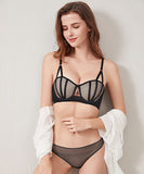 【3色】上下セット  下着 セクシー レース ブラ ボリューム感 美乳 LT9-XQ838